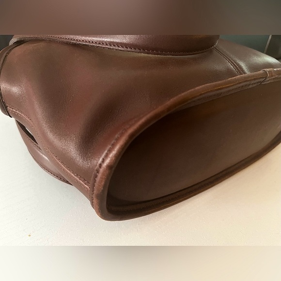 Vintage Coach Leather Dark Brown Classic Purse excellent condition - Picture 11 of 16